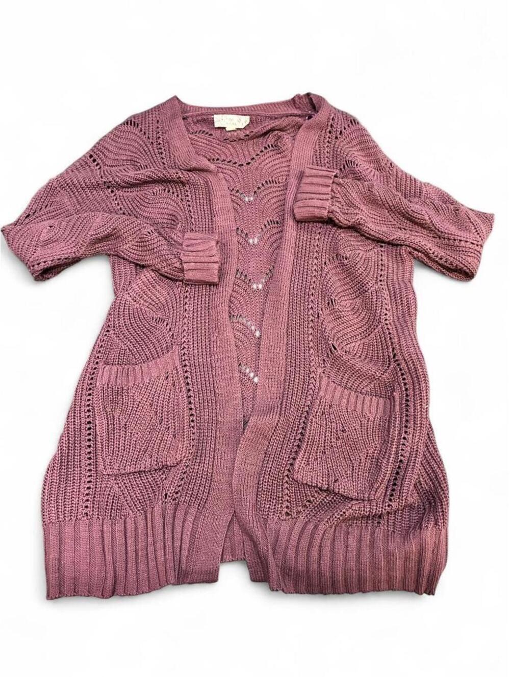 Pink Republic Women's Pink and Purple Cardigan